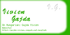 vivien gajda business card